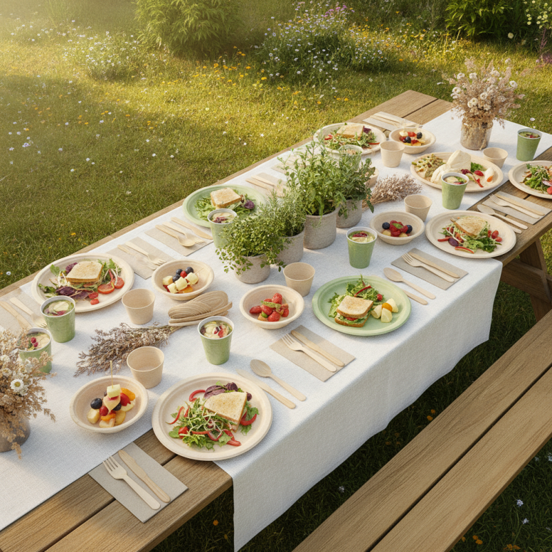 10 Best Biodegradable Disposable Tableware for Eco-Friendly Events?