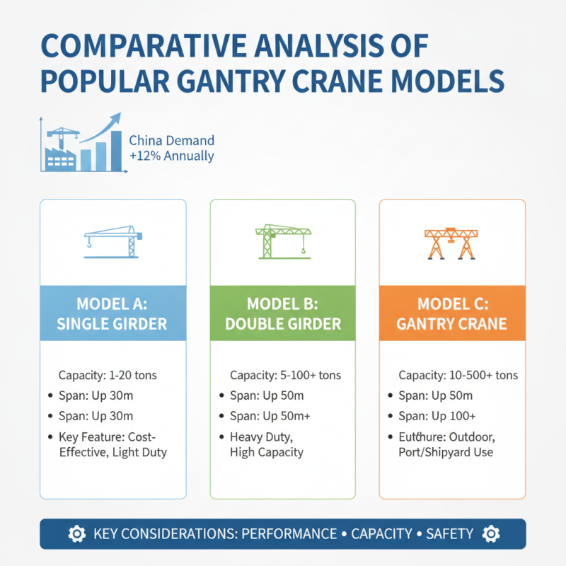 Exploring the Best Overhead Gantry Crane Models in China