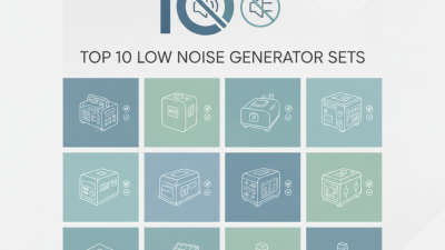 Top 10 Low Noise Generator Sets for Ultimate Quiet Power Solutions?