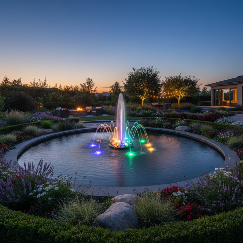 Why Choose a Floating Pond Fountain With Lights for Your Garden?