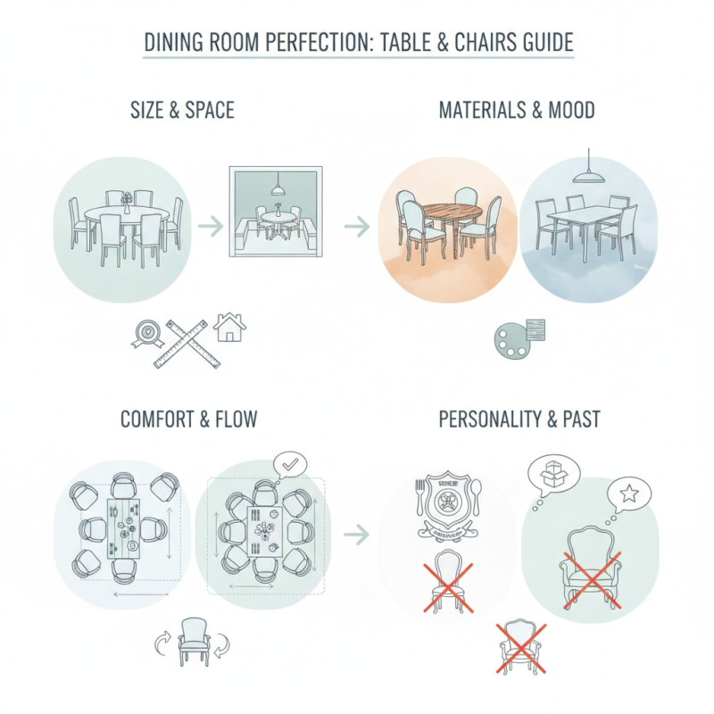 How to Choose the Perfect Dining Room Table and 4 Chairs for Your Home?