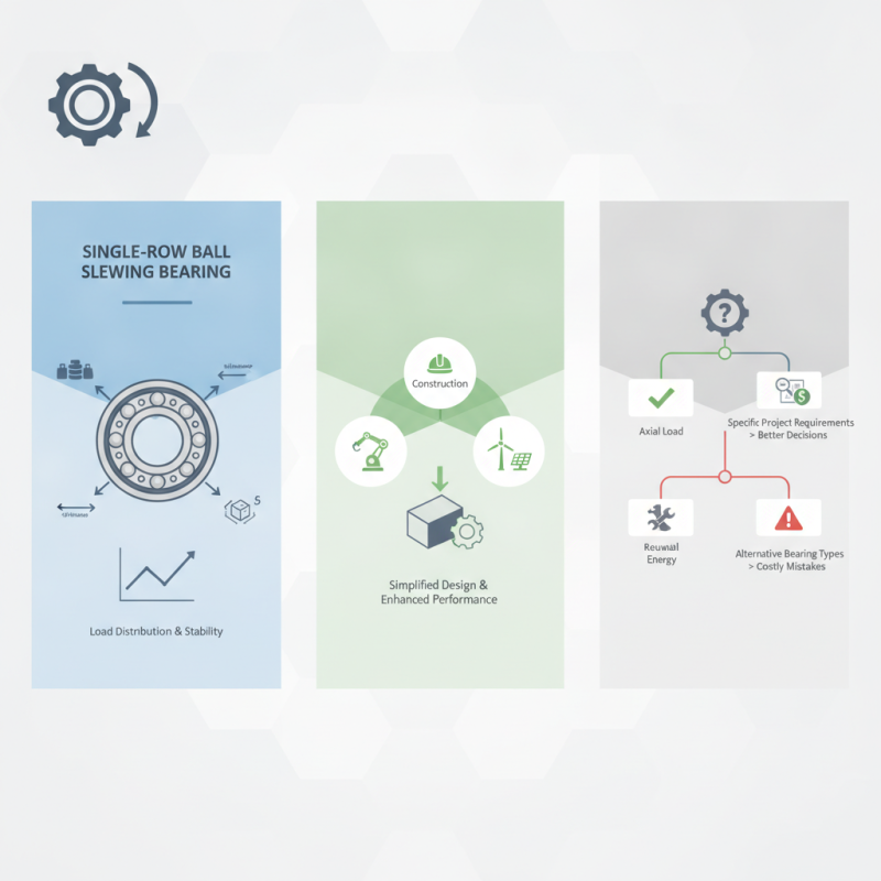 Why Choose Single-Row Ball Slewing Bearings for Your Projects?