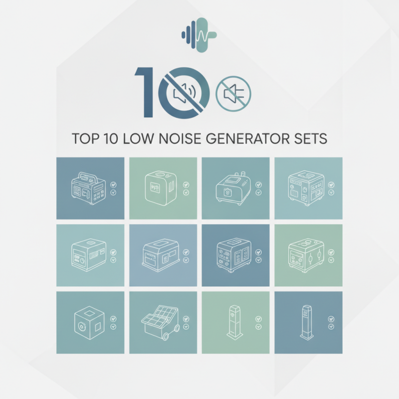 Top 10 Low Noise Generator Sets for Ultimate Quiet Power Solutions?