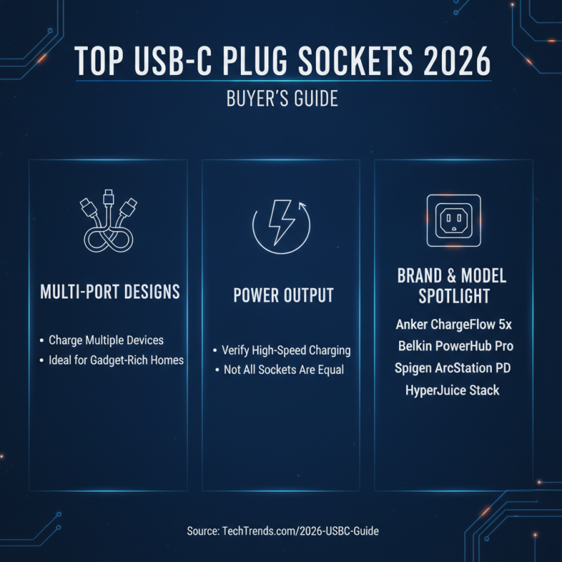 2026 Best Usb C Plug Socket Options for Your Devices?