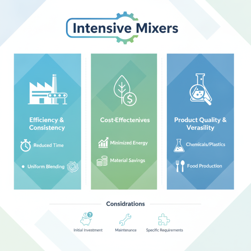 Top Benefits of Using Intensive Mixers in China for Global Buyers?
