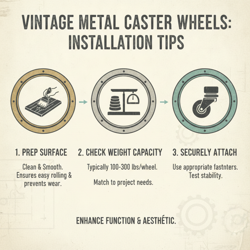 How to Choose Vintage Metal Caster Wheels for Your Project?
