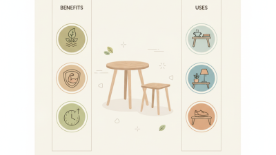 What is Rubber Wood Side Table and Stool Benefits and Uses?