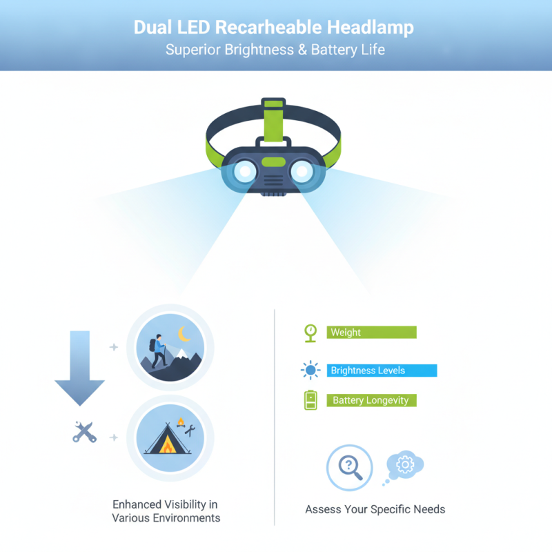 Why Choose a Dual LED Rechargeable Headlamp for Your Needs?