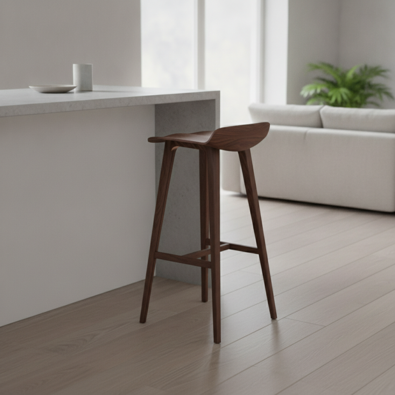 Why Choose a Modern Solid Wood Bar Stool for Your Home?