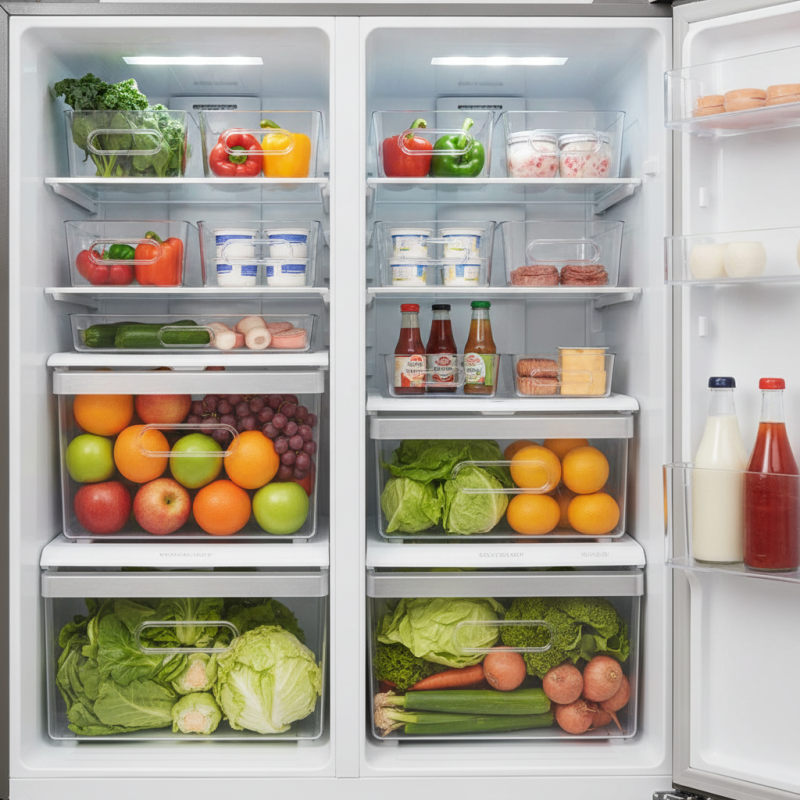 Top 10 Large Fridge Bins With Handles for Easy Organization?