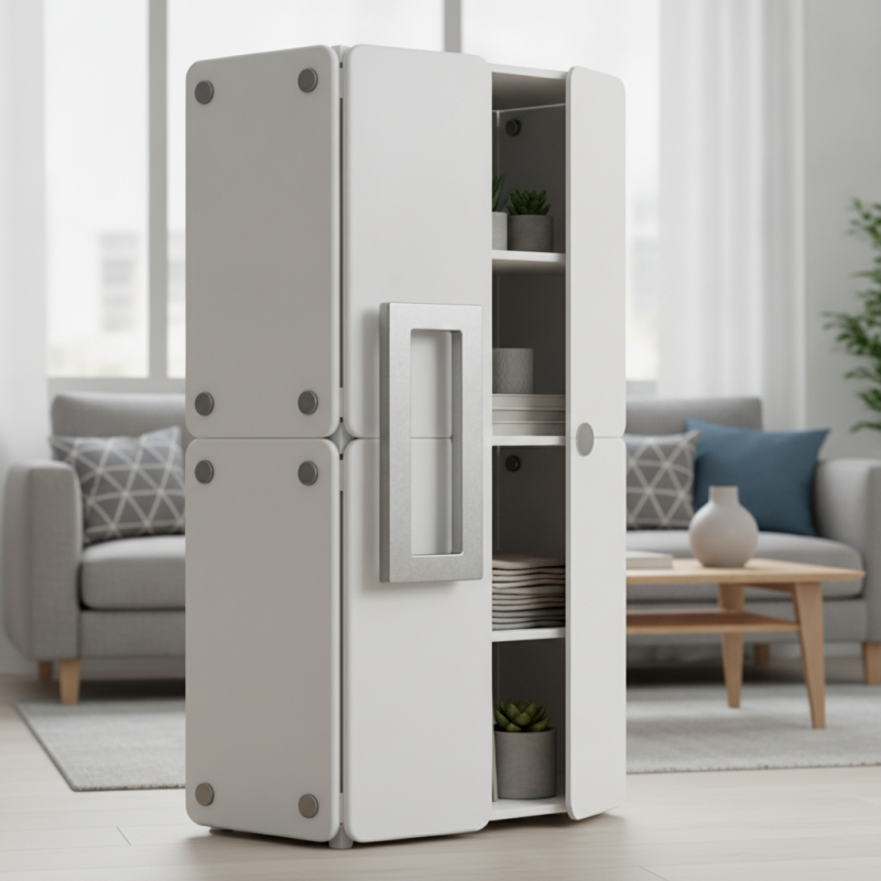 China Best Large Magnetic Pull-Handle Folding Cabinet for Export?
