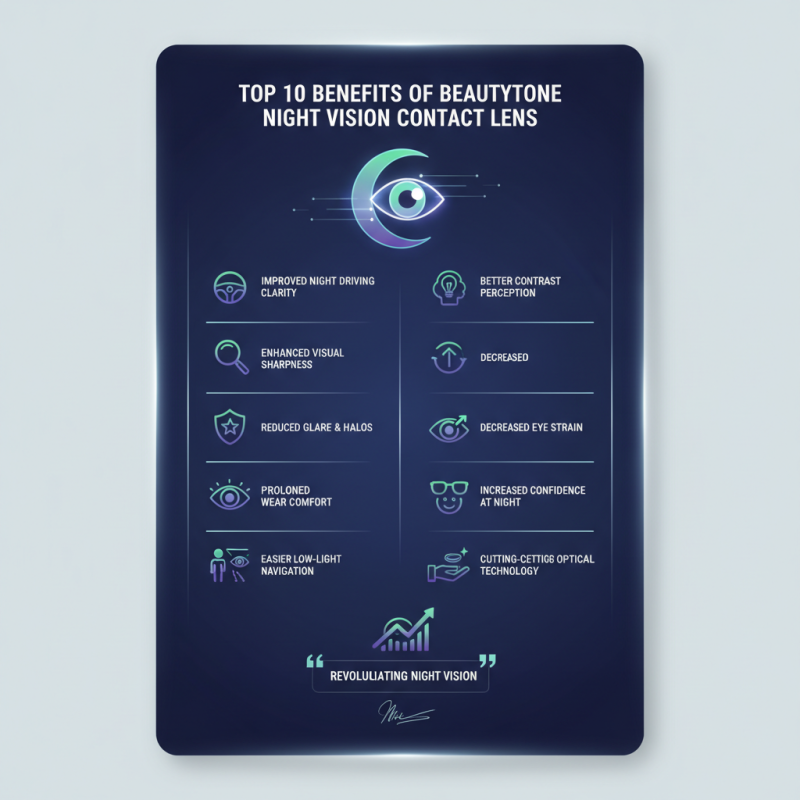Top 10 Benefits of BeautyTone Night Vision Contact Lens?