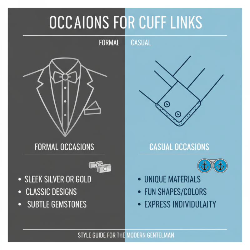 Best Cuff Links for Every Occasion What to Choose?
