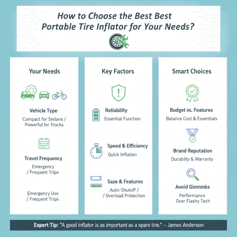 How to Choose the Best Portable Tire Inflator for Your Needs?