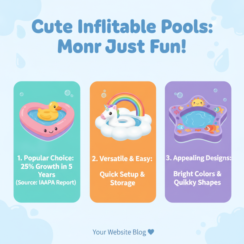 What is a Cute Inflatable Pool and Why You Should Get One?