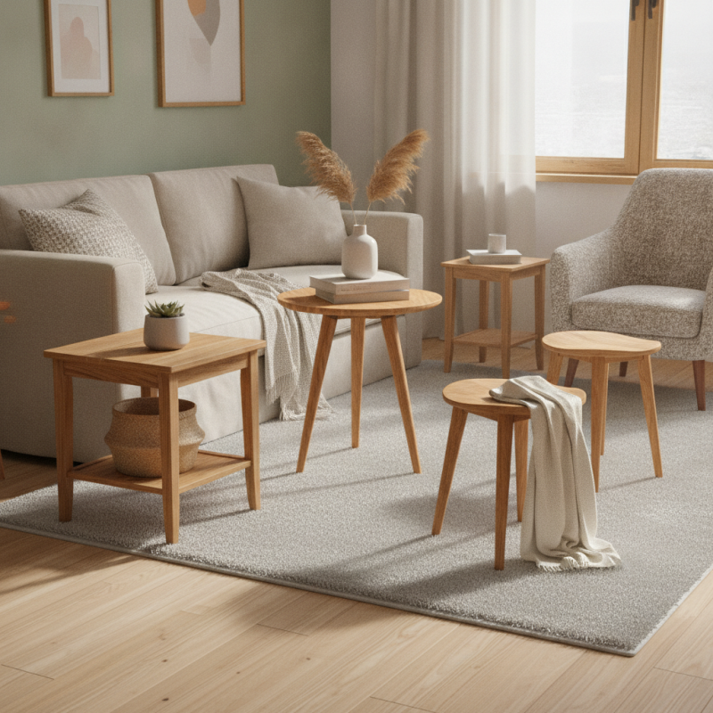 Top 5 Benefits of Rubber Wood Side Tables and Stools?