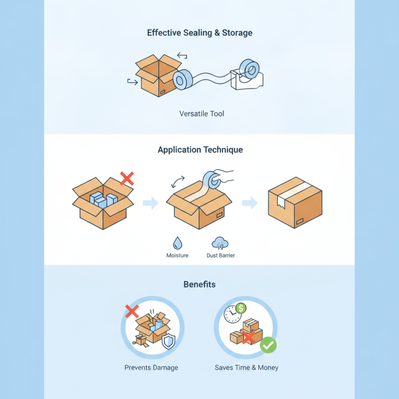 How to Use Clear Packing Tape for Effective Sealing and Storage?