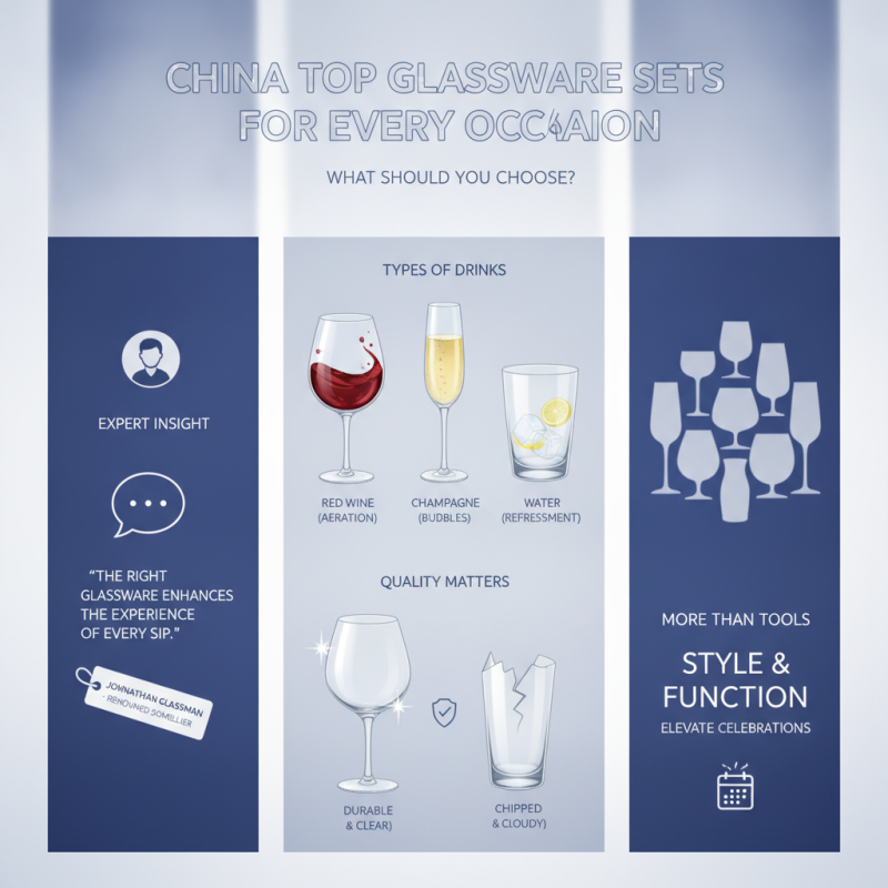 China Top Glassware Sets for Every Occasion What Should You Choose?