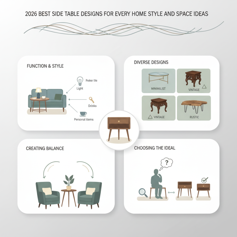2026 Best Side Table Designs for Every Home Style and Space Ideas?