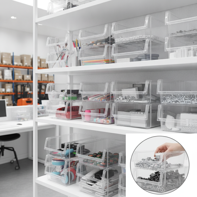 How to Choose Stackable High Precision Clear Organize Bins?
