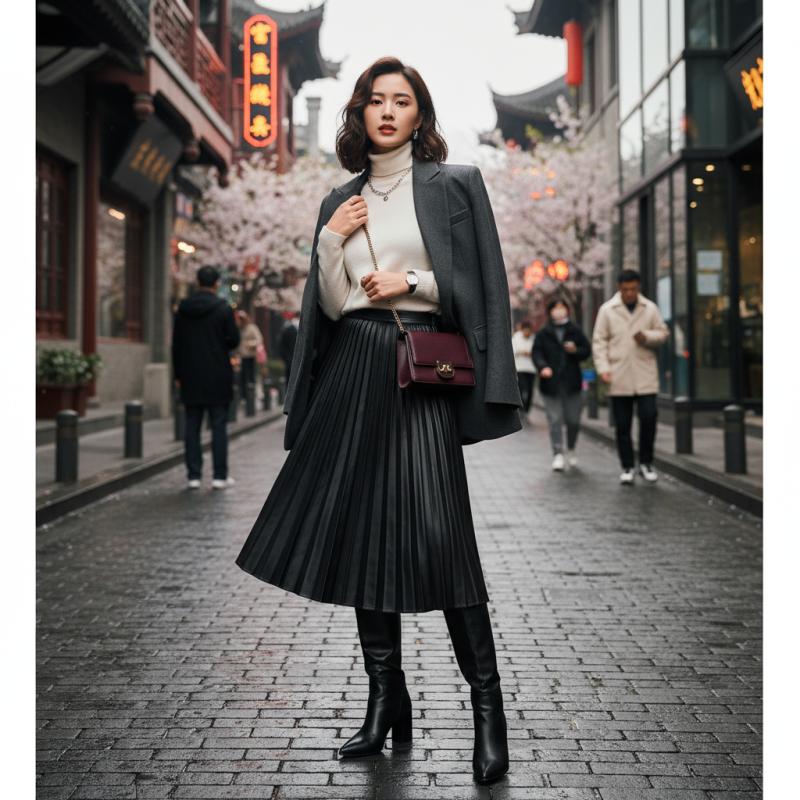 Discover the Best Pleated Faux Leather Skirt Styles in China