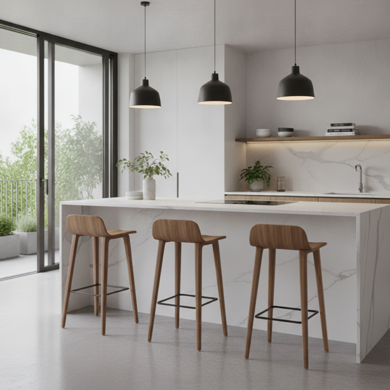 Why Choose Modern Solid Wood Bar Stools for Your Space?