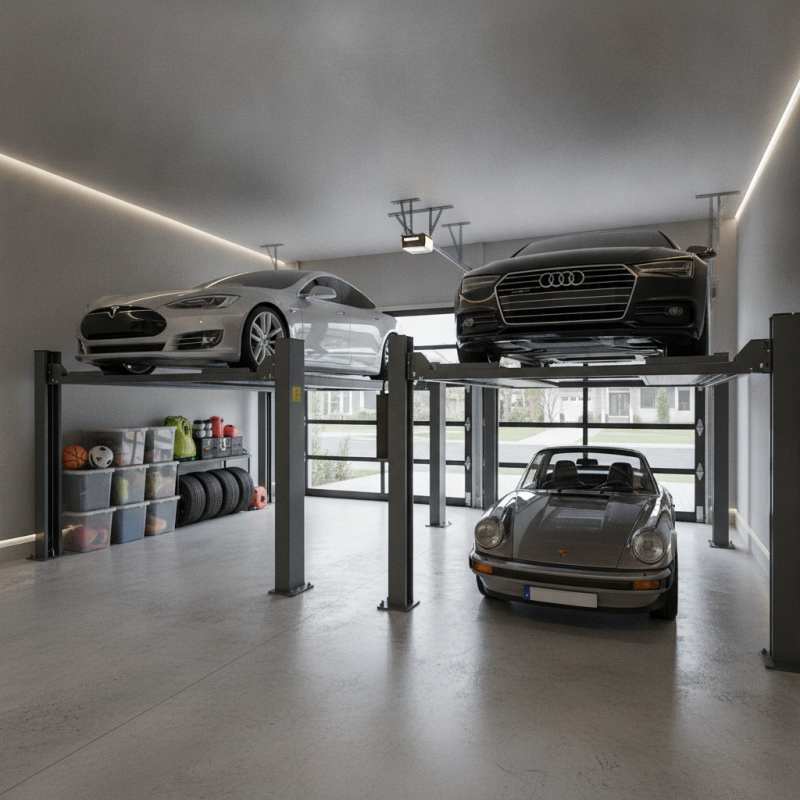 China Best Car Storage Lift Solutions for Efficient Garage Space?
