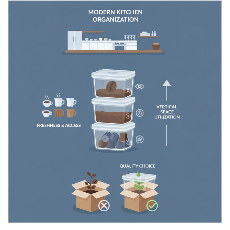 Why Choose a Stackable Coffee Storage Box for Your Kitchen?