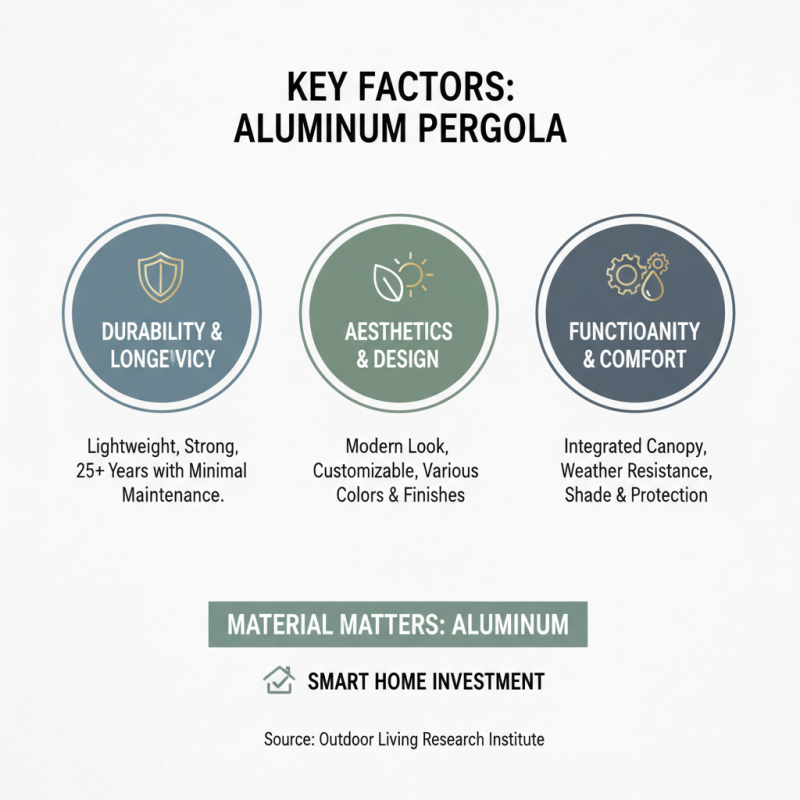 2026 How to Choose an Aluminum Pergola With Canopy?