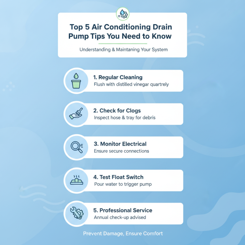 Top 5 Air Conditioning Drain Pump Tips You Need to Know?