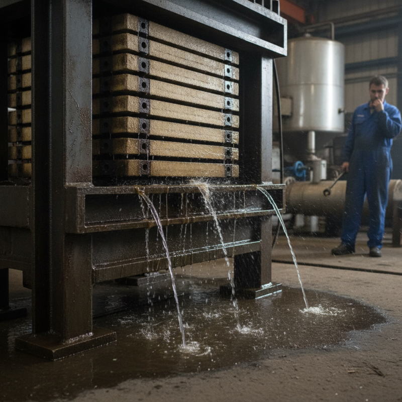 Why is My Filter Press Leaking Water Troubleshooting Tips?