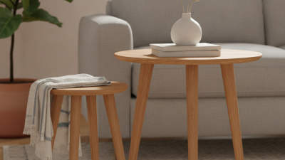 Why Choose Rubber Wood Side Tables and Stools for Your Home?