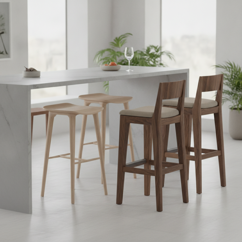 How to Choose the Best Modern Solid Wood Bar Stool for Your Home?