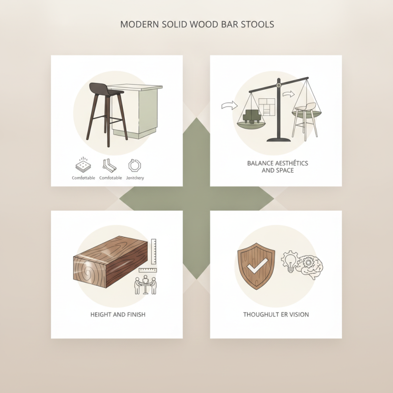 Top Tips for Choosing Modern Solid Wood Bar Stools?