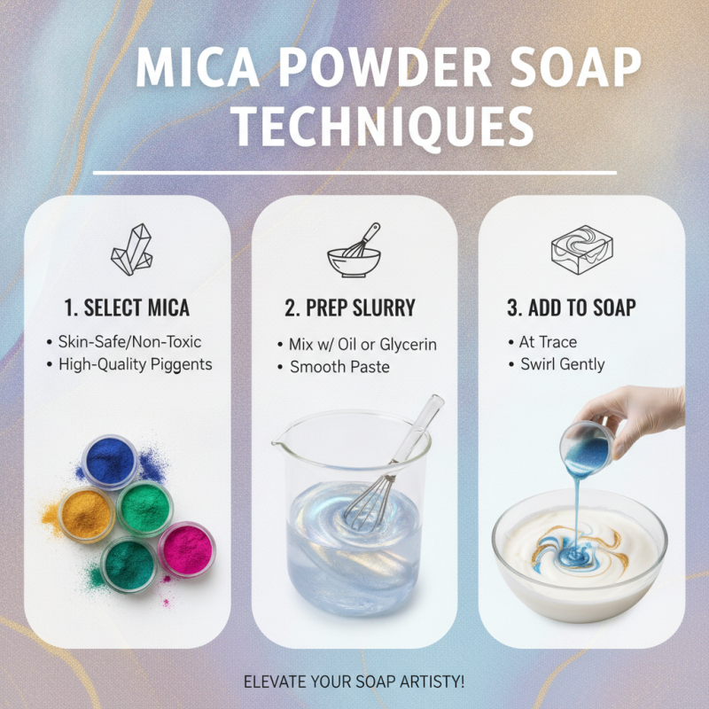 How to Use Mica Powder for Soap Making Effectively?