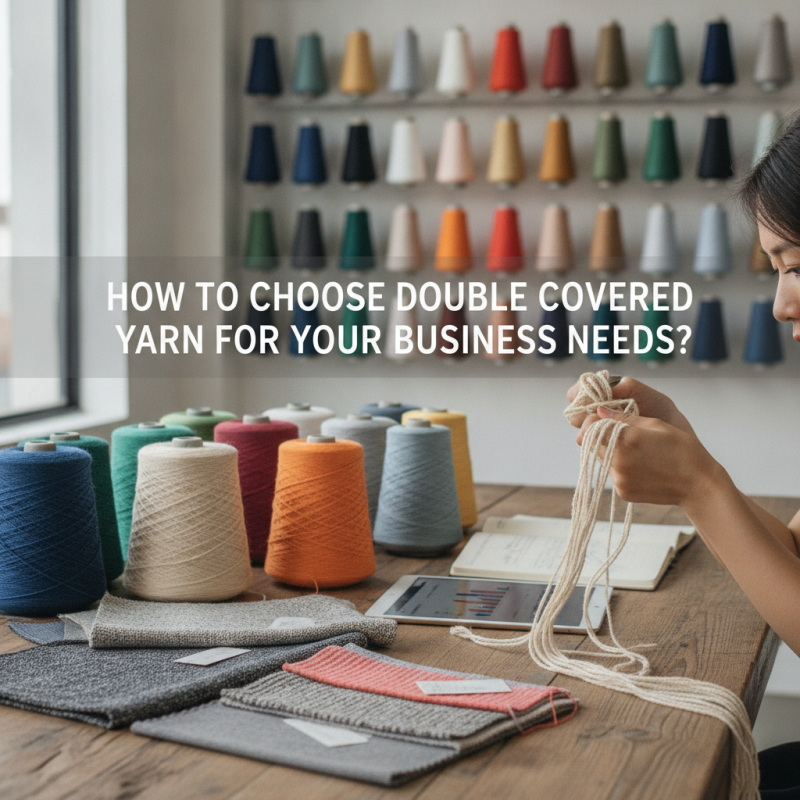 How to Choose Double Covered Yarn for Your Business Needs?