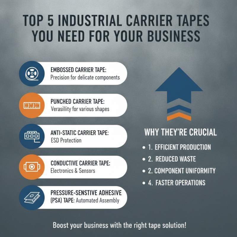 Top 5 Industrial Carrier Tapes You Need for Your Business?