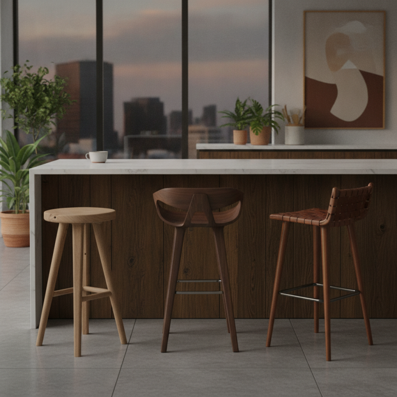 How to Choose the Best Modern Solid Wood Bar Stool for Your Space?