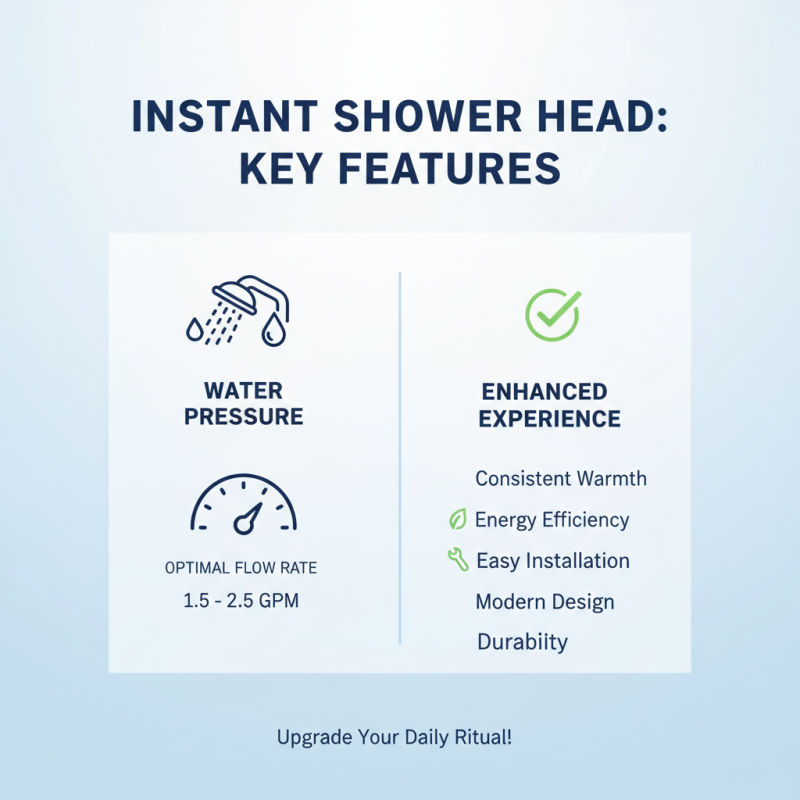 How to Choose the Best Instant Shower Head for Your Needs?