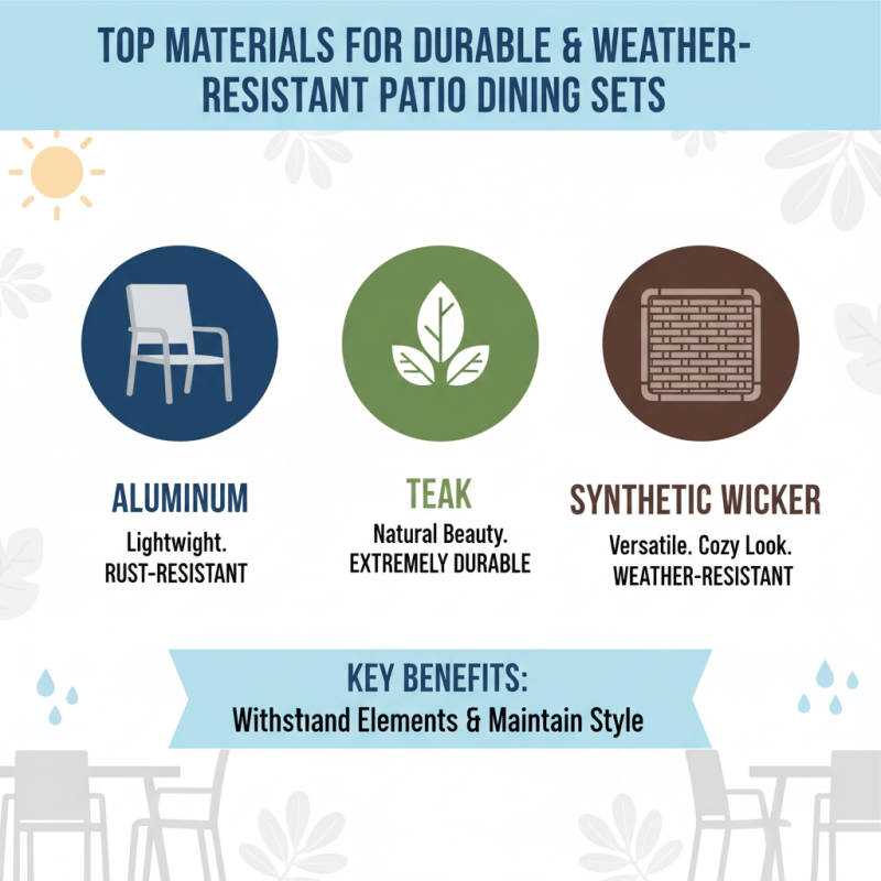 Best Patio Furniture Dining Set for Stylish Outdoor Dining?
