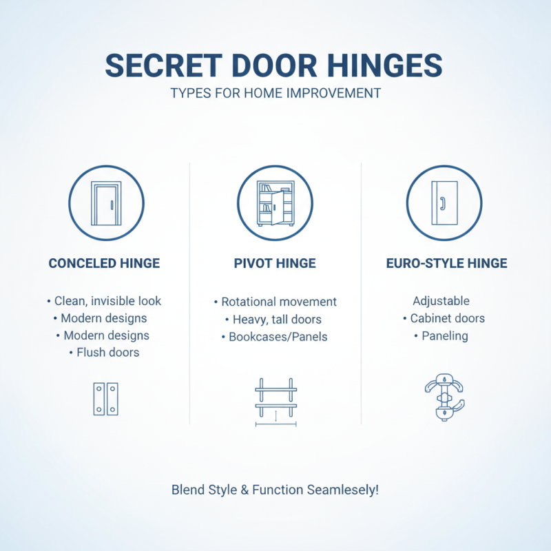 2026 Best Secret Door Hinges for Your Home Improvement Needs?