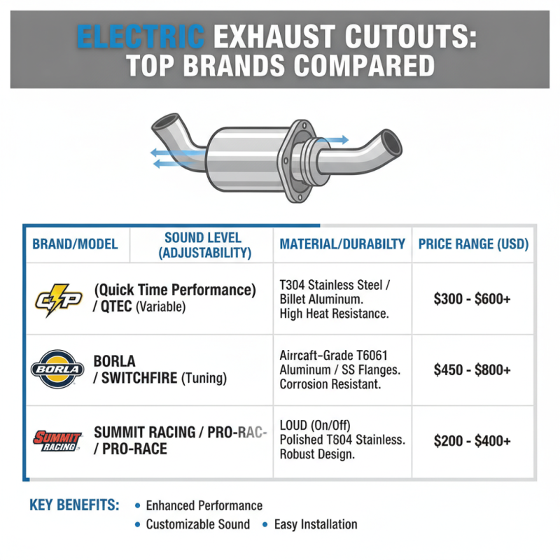 2026 Top Electric Exhaust Cutout Options for Global Buyers?