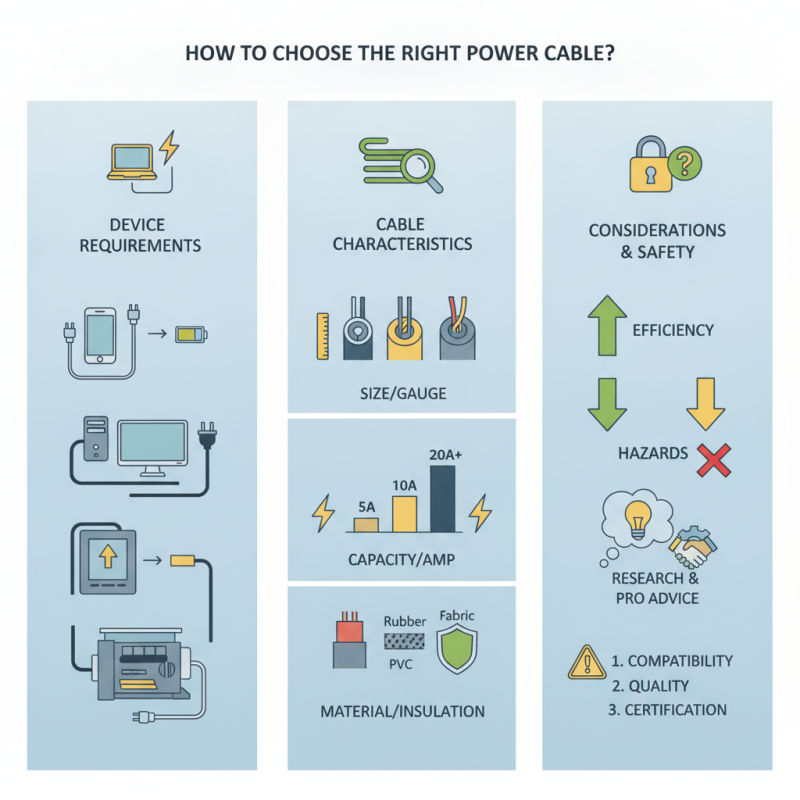 How to Choose the Right Power Cable for Your Needs?