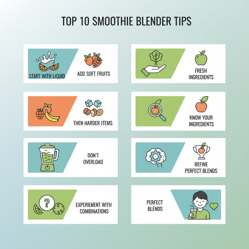 Top 10 Smoothie Blender Tips for Perfect Blends Every Time?