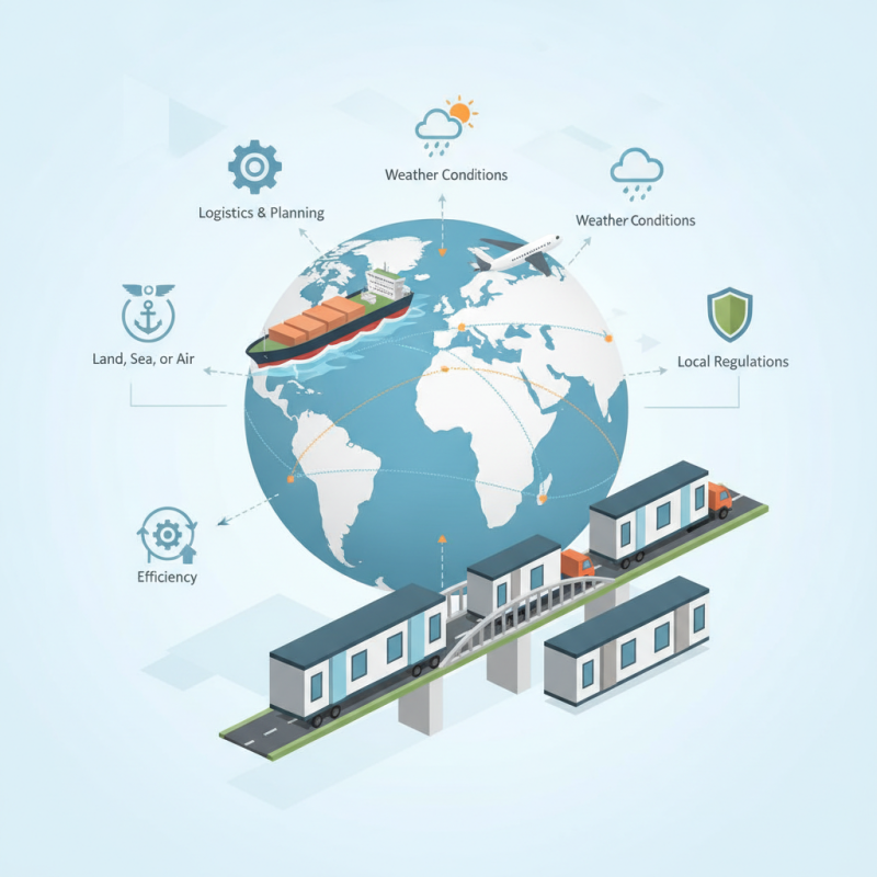 How to Efficiently Transport Modular Housing Units Worldwide?