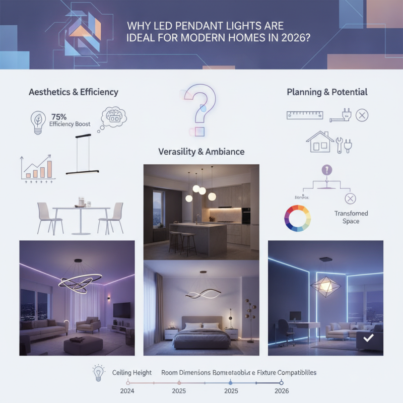 Why LED Pendant Lights Are Ideal for Modern Homes in 2026?