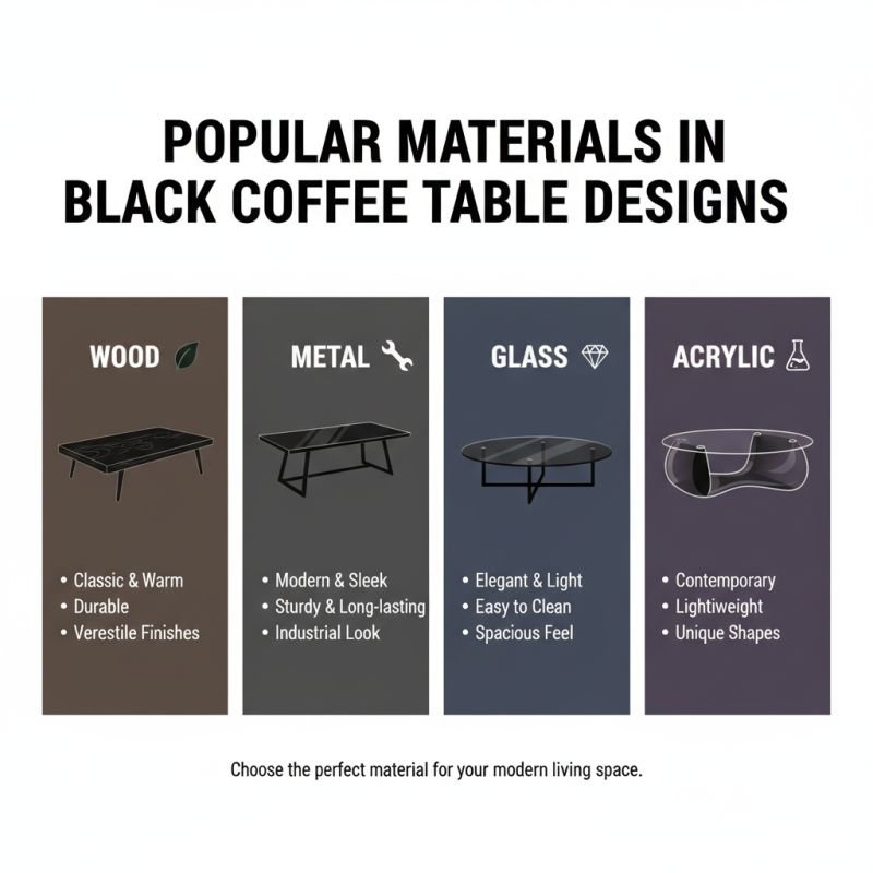 Best 10 Coffee Table Black Designs for Modern Living Spaces?