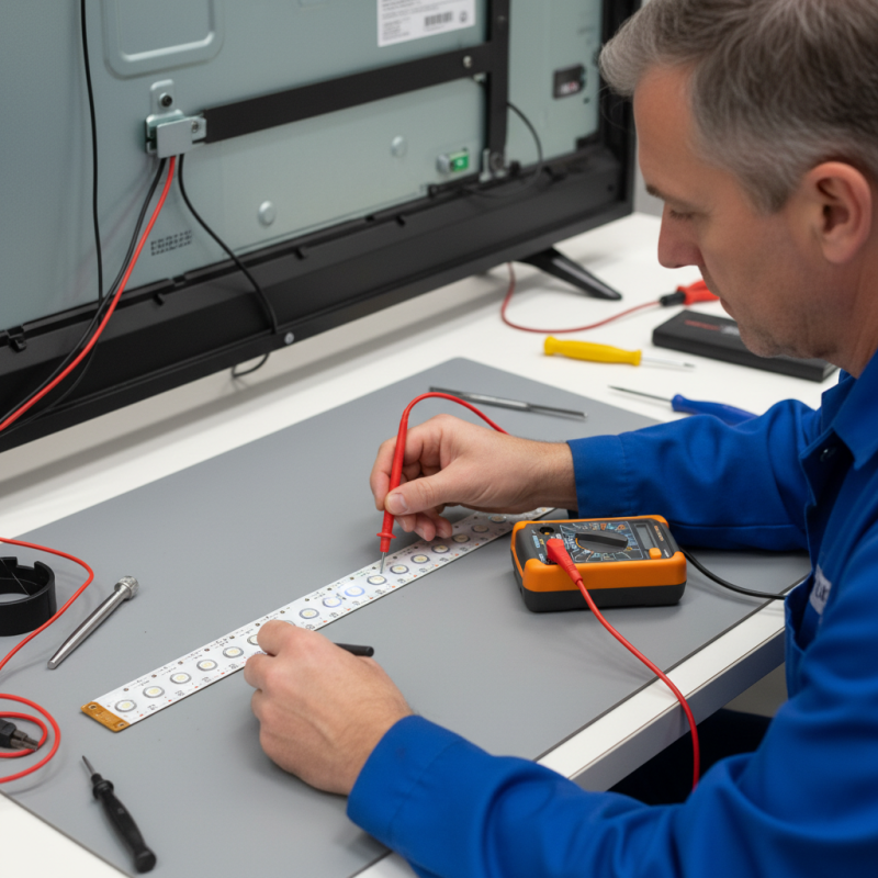How to Test TV LED Backlight Strip with Multimeter Guide?