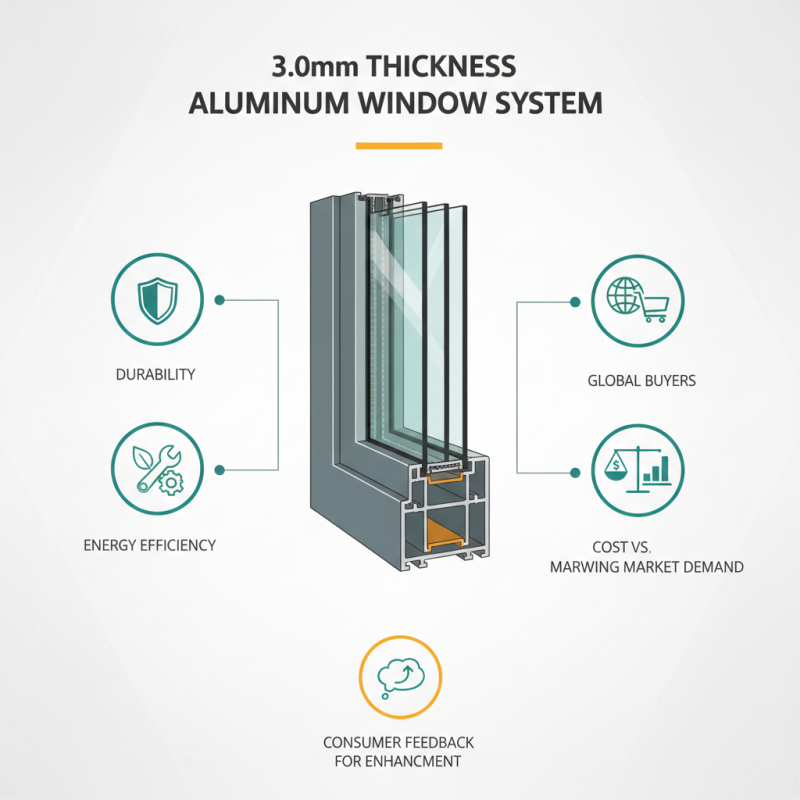 China Top 3.0mm Thickness Aluminum System Window for Global Buyers?