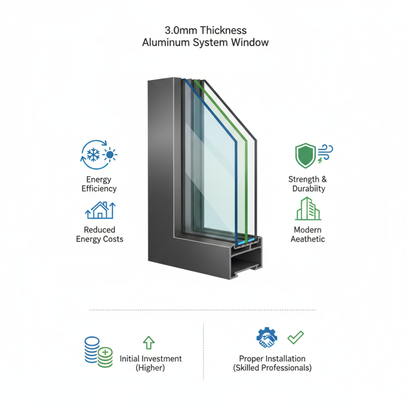 What is 3.0mm Thickness Aluminum System Window and Its Benefits?